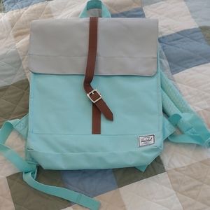 Herschel Supply Company Mint and Gray Backpack